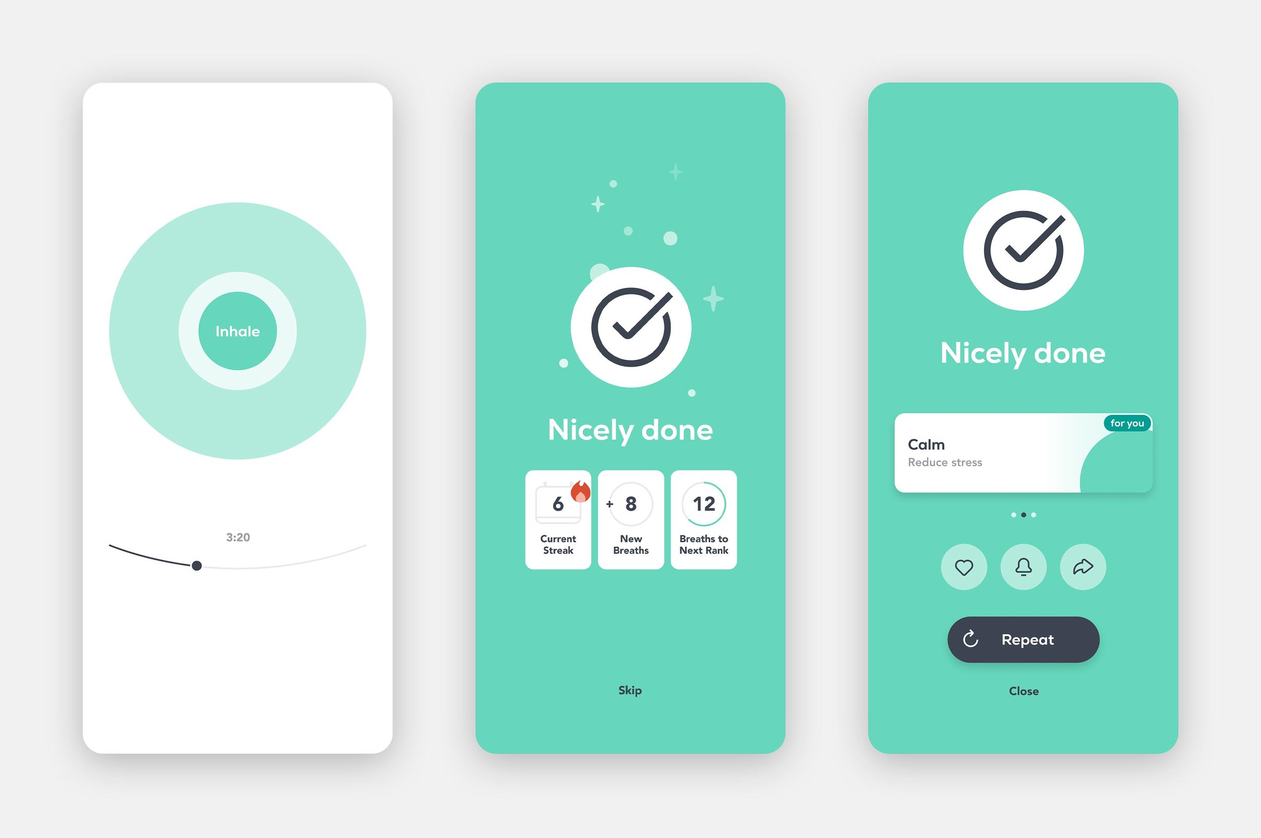 Breathwrk core breath - progress